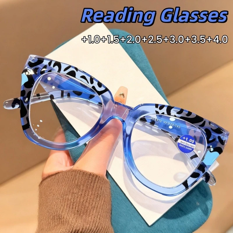 Fashionable Leopard Reading Glasses Anti-blue Light HD Women and Men Personality Versatile Protect Eyes Eyeglasses +1.0 To +4.0
Fashionable Leopard Reading Glasses Anti-blue Light HD Women and Men Personality Versatile Protect Eyes Eyeglasses +1.0 To +4.0