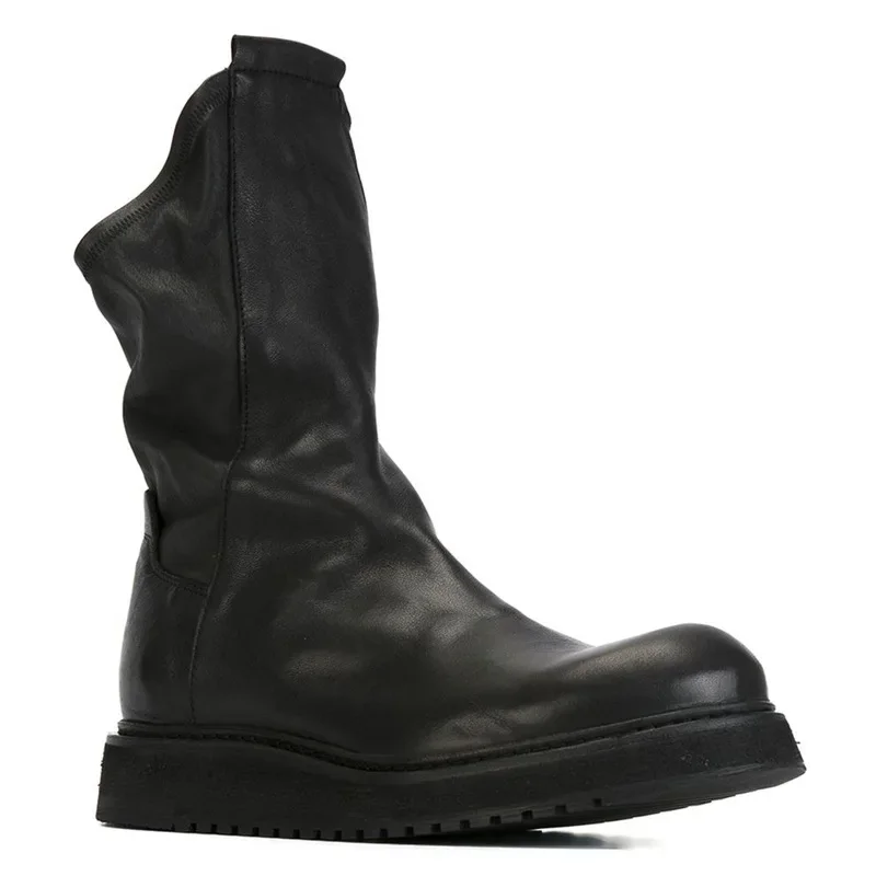 Men's Winter Plush British High Top Trend Retro Casual Leather Men's Shoes with Mid Length Boots BLACK
Men's Winter Plush British High Top Trend Retro Casual Leather Men's Shoes with Mid Length Boots BLACK