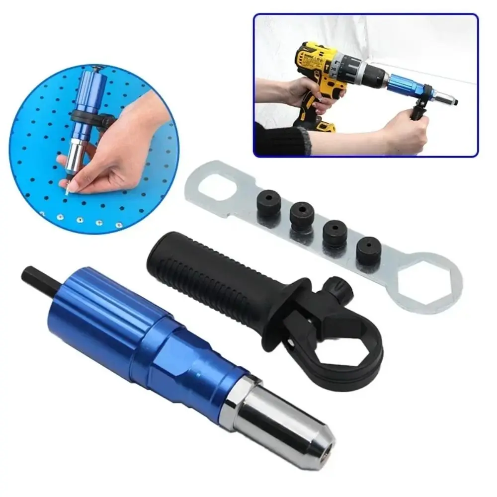 2.4mm-4.8mm Electric Rivet Stapler Aluminum Alloy Drill Adapter Pull Rivet Tool Core Pull Accessories Conversion Adapter
2.4mm-4.8mm Electric Rivet Stapler Aluminum Alloy Drill Adapter Pull Rivet Tool Core Pull Accessories Conversion Adapter