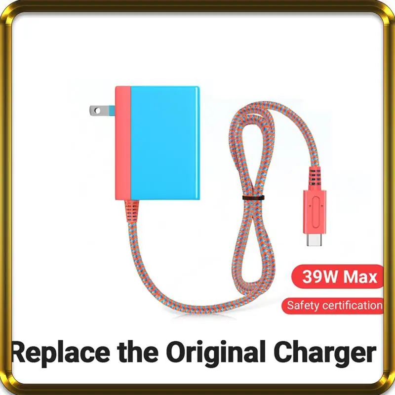 -A95Z 39W Type-C Fast Charger For Nintendo Switch,AC Adapter With 15V/2.6A Power Supply For Nintendo Switch/OLED US Plug
-A95Z 39W Type-C Fast Charger For Nintendo Switch,AC Adapter With 15V/2.6A Power Supply For Nintendo Switch/OLED US Plug