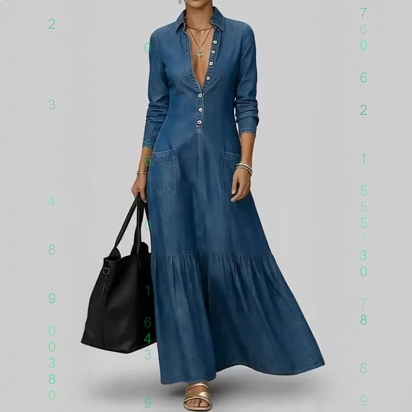Retro Denim Dress Women Summer Elegant Denim Dresses High Waist Long Dress Overall Jumpsuit Playsuit
Retro Denim Dress Women Summer Elegant Denim Dresses High Waist Long Dress Overall Jumpsuit Playsuit