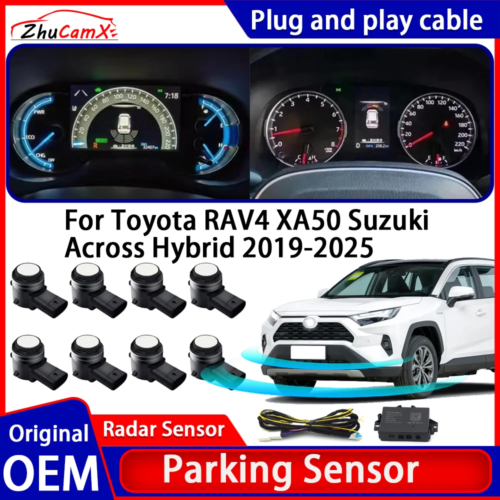 ZhuCamX Car Parking Sensor Kit Buzzer Alarm Reverse Radar Detector System For Toyota RAV4 XA50 Suzuki Across Hybrid 2019~2025
ZhuCamX Car Parking Sensor Kit Buzzer Alarm Reverse Radar Detector System For Toyota RAV4 XA50 Suzuki Across Hybrid 2019~2025