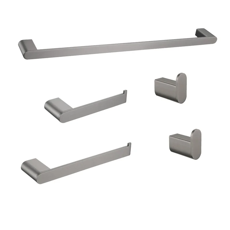 5-Piece Bathroom Hardware Set, Modern Stainless Steel Fixtures for Sink, Toilet, Shower, Mirror – Durable & Rustproof Design
5-Piece Bathroom Hardware Set, Modern Stainless Steel Fixtures for Sink, Toilet, Shower, Mirror – Durable & Rustproof Design