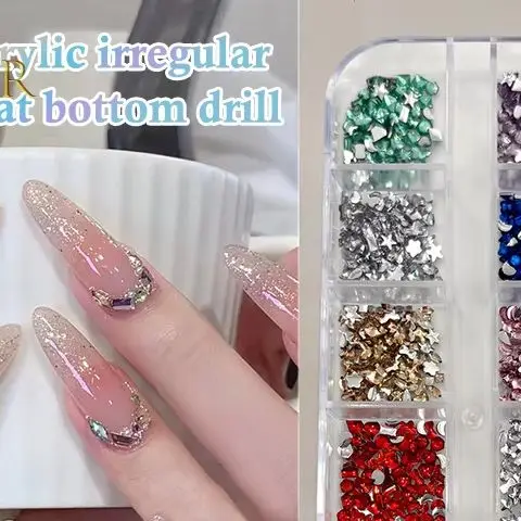 12 сеток, смешанные 3D стразы для ногтей с плоской задней частью, мини-кристаллы с бриллиантами, блестящие подвески для дизайна ногтей, аксессуары для декора маникюра «сделай сам» 
12 сеток, смешанные 3D стразы для ногтей с плоской задней частью, мини-кристаллы с бриллиантами, блестящие подвески для дизайна ногтей, аксессуары для декора маникюра «сделай сам»