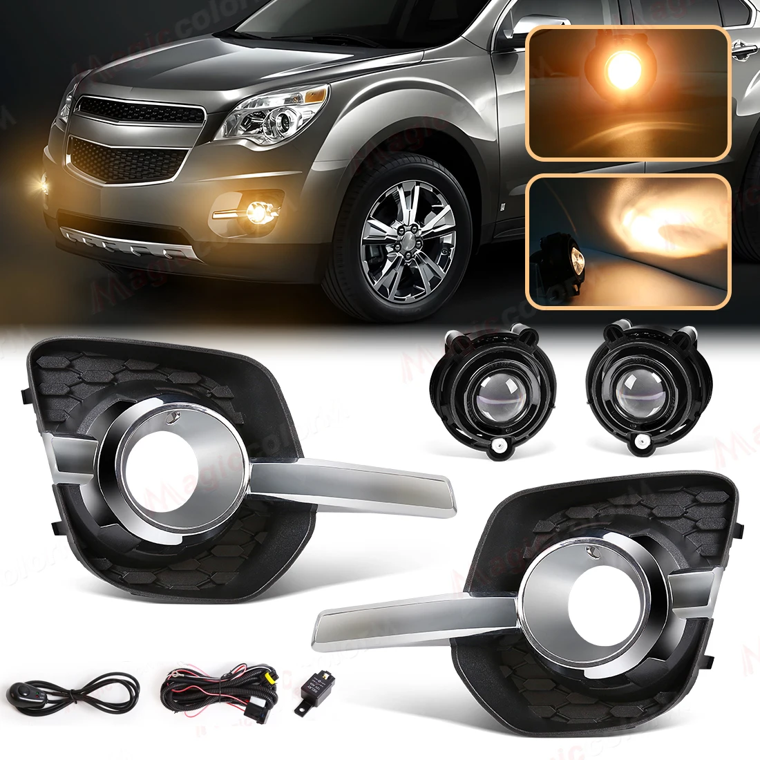 DLAA Car Fog Lamps For Chevrolet Equinox 2010 2011 2012 2013 2014 2015 Daytime Running Lights DRL Front Bumper Halogen Daylights
DLAA Car Fog Lamps For Chevrolet Equinox 2010 2011 2012 2013 2014 2015 Daytime Running Lights DRL Front Bumper Halogen Daylights