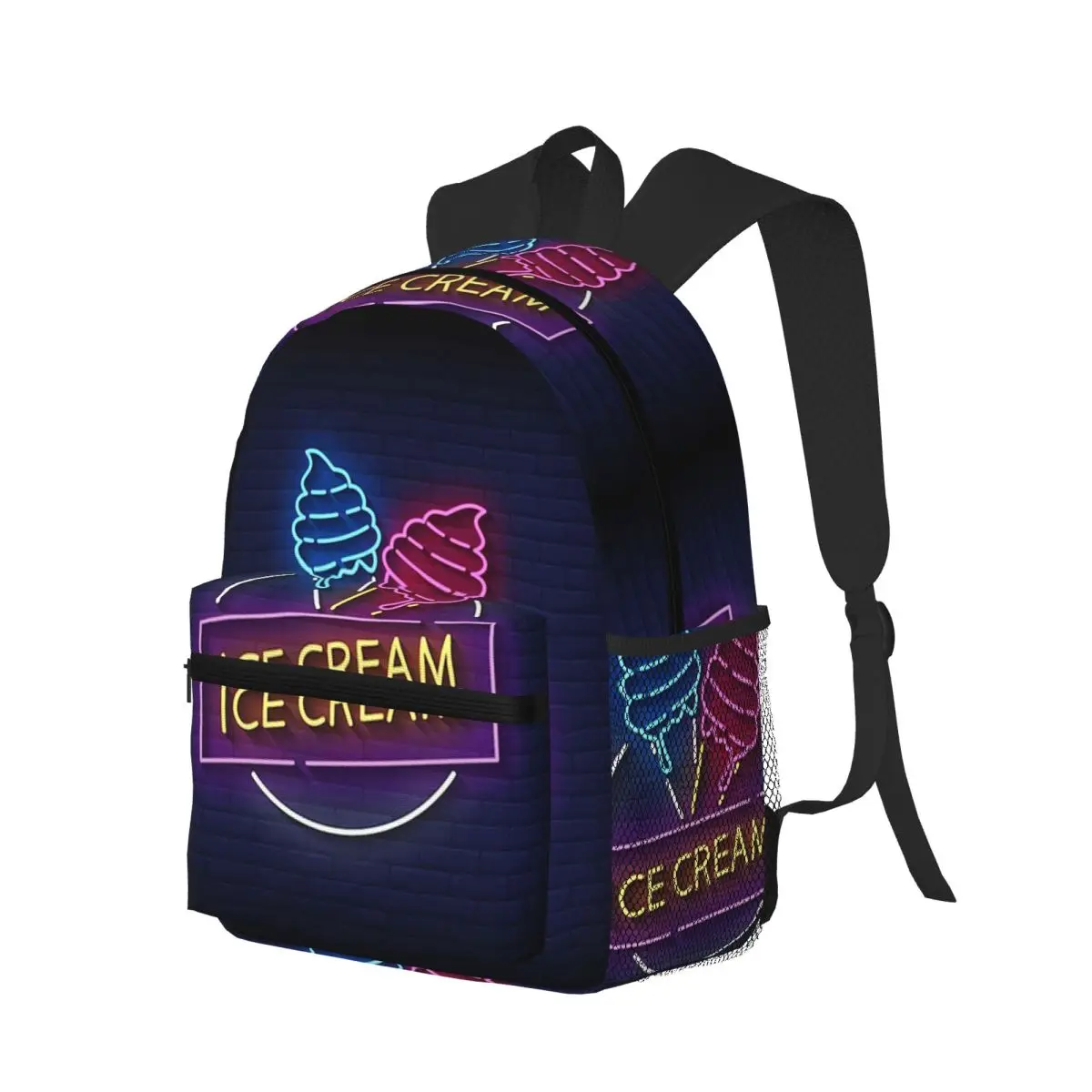 Neon Ice Perfect For Dessert Lovers Student Backpack School Bag Hiking Travel Daypack for Men Women Bookbag Shoulder Bags
Neon Ice Perfect For Dessert Lovers Student Backpack School Bag Hiking Travel Daypack for Men Women Bookbag Shoulder Bags