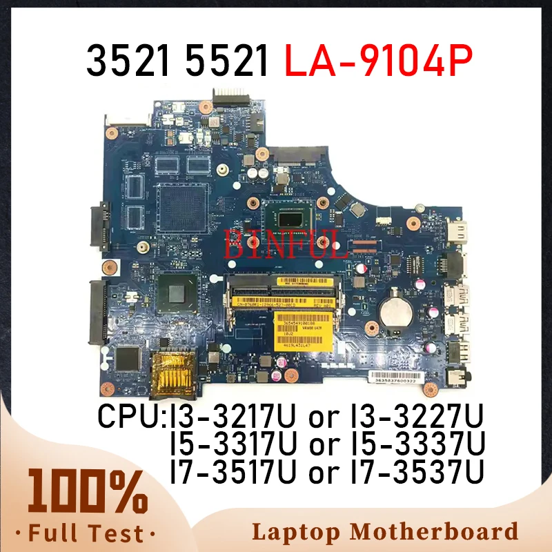 Материнская плата для ноутбука DELL Inspiron 15R 2521 3521 5521, процессор i3 i5 i7 HD7670M или графический процессор 8730M DDR3 LA-9101P LA-9104P
Материнская плата для ноутбука DELL Inspiron 15R 2521 3521 5521, процессор i3 i5 i7 HD7670M или графический процессор 8730M DDR3 LA-9101P LA-9104P