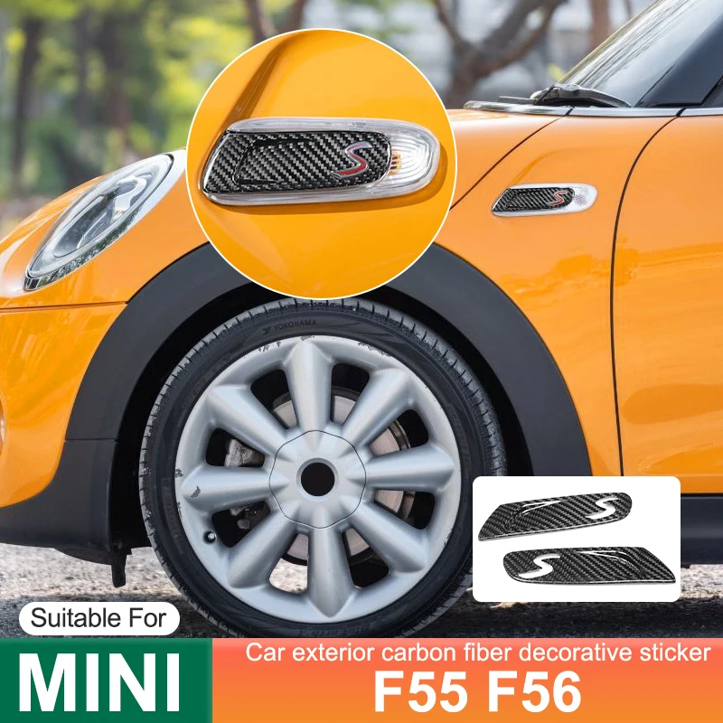 Для MINI ONE Cooper S JCW F55 F56 автомобильный указатель поворота, декоративная крышка, наклейка из настоящего углеродного волокна, аксессуары для внешней модификации
Для MINI ONE Cooper S JCW F55 F56 автомобильный указатель поворота, декоративная крышка, наклейка из настоящего углеродного волокна, аксессуары для внешней модификации