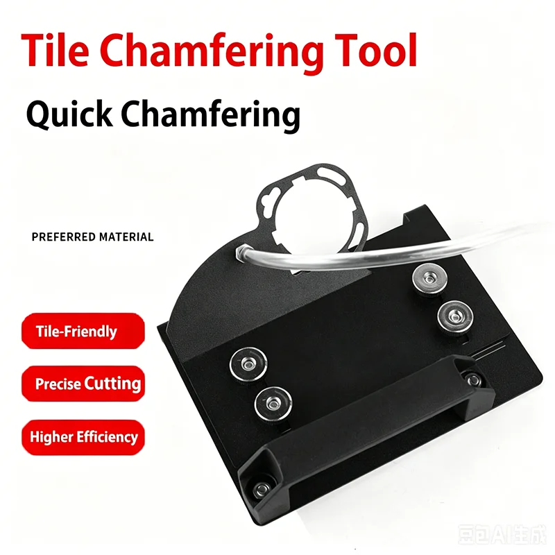 45 Degree Tile Chamfering Bracket for 100 Type Angle Grinder, 45° Bevel Cutter Tool for Ceramic Tile & Stone Cutting
45 Degree Tile Chamfering Bracket for 100 Type Angle Grinder, 45° Bevel Cutter Tool for Ceramic Tile & Stone Cutting