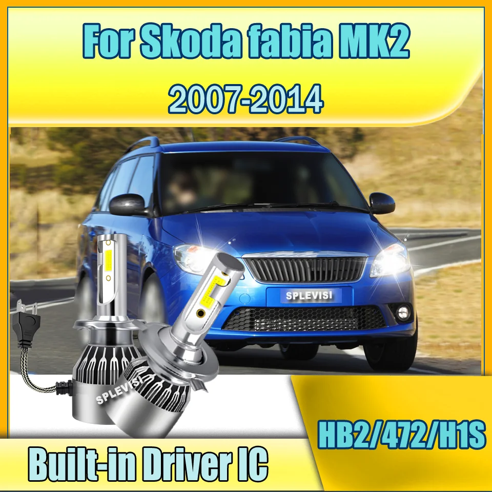 H4 Led Headlight Car Light Bulb 6000K White Long Lifespan For Skoda fabia MK2 2007-2014 2007 2008 2009 2010 2011 2012 2013 2014
H4 Led Headlight Car Light Bulb 6000K White Long Lifespan For Skoda fabia MK2 2007-2014 2007 2008 2009 2010 2011 2012 2013 2014