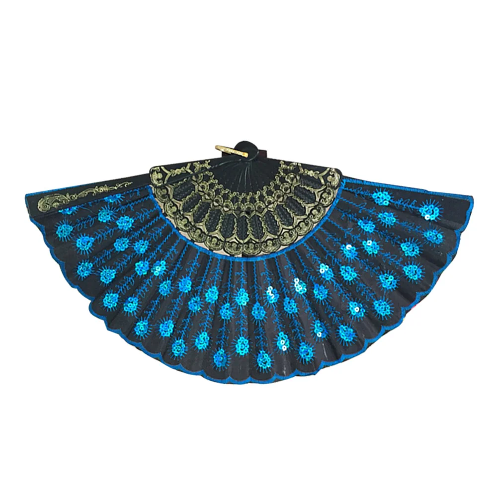 Fashionable Sequins Fan Handmade Dance Hand Fans for Performance Stage Show (Sky Blue) foldable fan
Fashionable Sequins Fan Handmade Dance Hand Fans for Performance Stage Show (Sky Blue) foldable fan