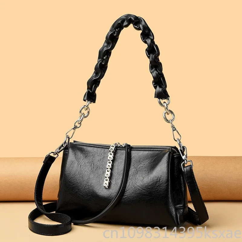 Women's Shoulder Bag with Large Capacity Soft Leather Crossbody Handbag Casual Daily Commute Bag
Women's Shoulder Bag with Large Capacity Soft Leather Crossbody Handbag Casual Daily Commute Bag
