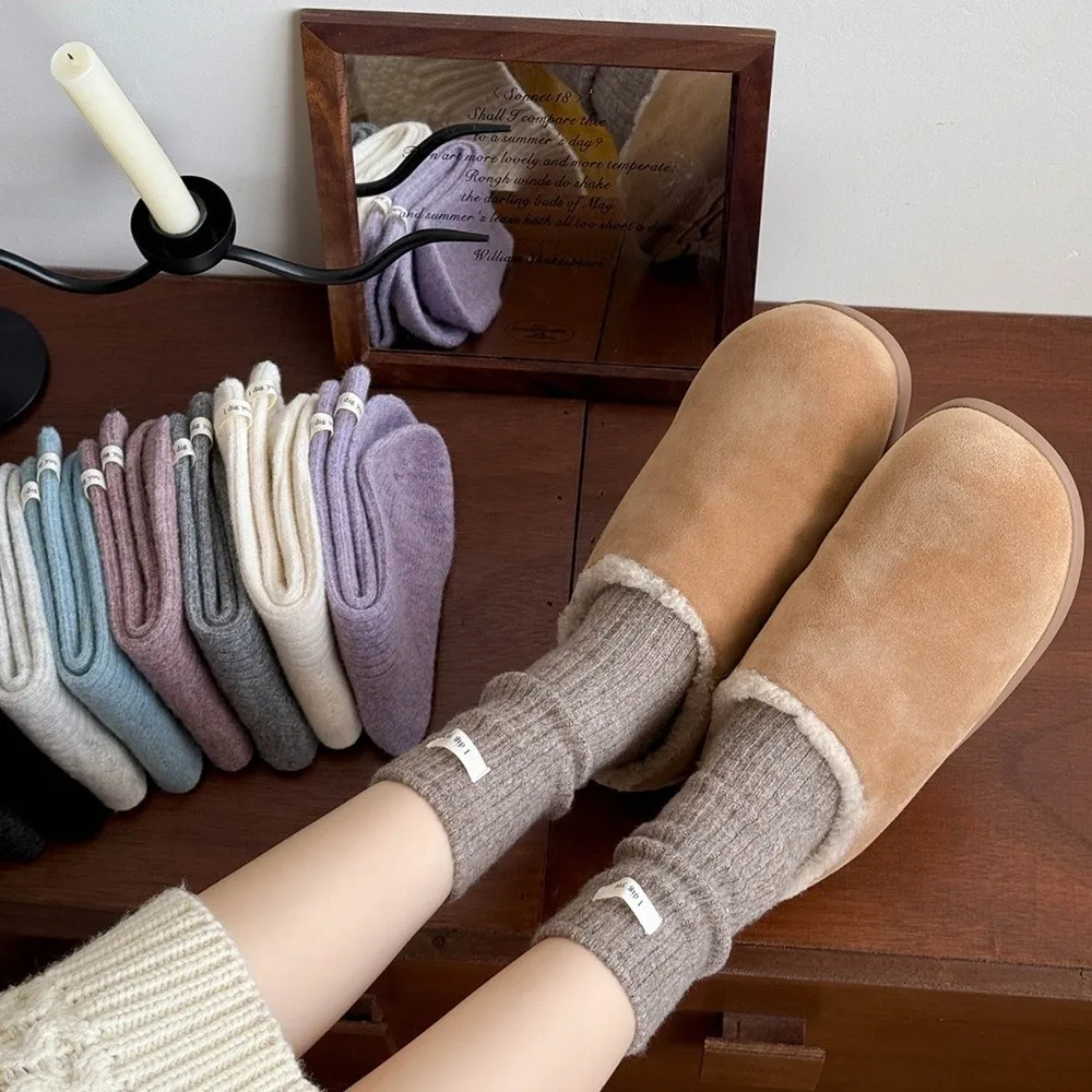 Warm Simple Style Winter Socks Mid Tube Thick Loose Socks Breathable Solid Color Women's Socks Winter
Warm Simple Style Winter Socks Mid Tube Thick Loose Socks Breathable Solid Color Women's Socks Winter