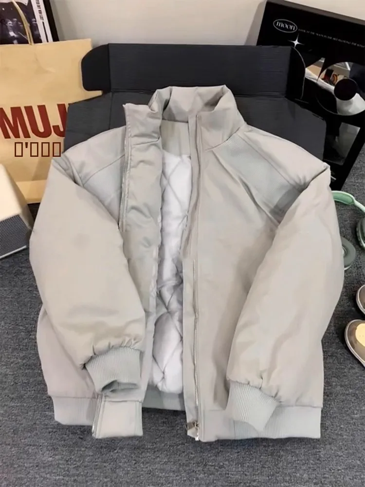 ay Thiened Cotton Flight Jaet Men's Winter Bomber Jaet Stand Collar Cotton Outerwear Warm Casual Long Sve Zipper
ay Thiened Cotton Flight Jaet Men's Winter Bomber Jaet Stand Collar Cotton Outerwear Warm Casual Long Sve Zipper