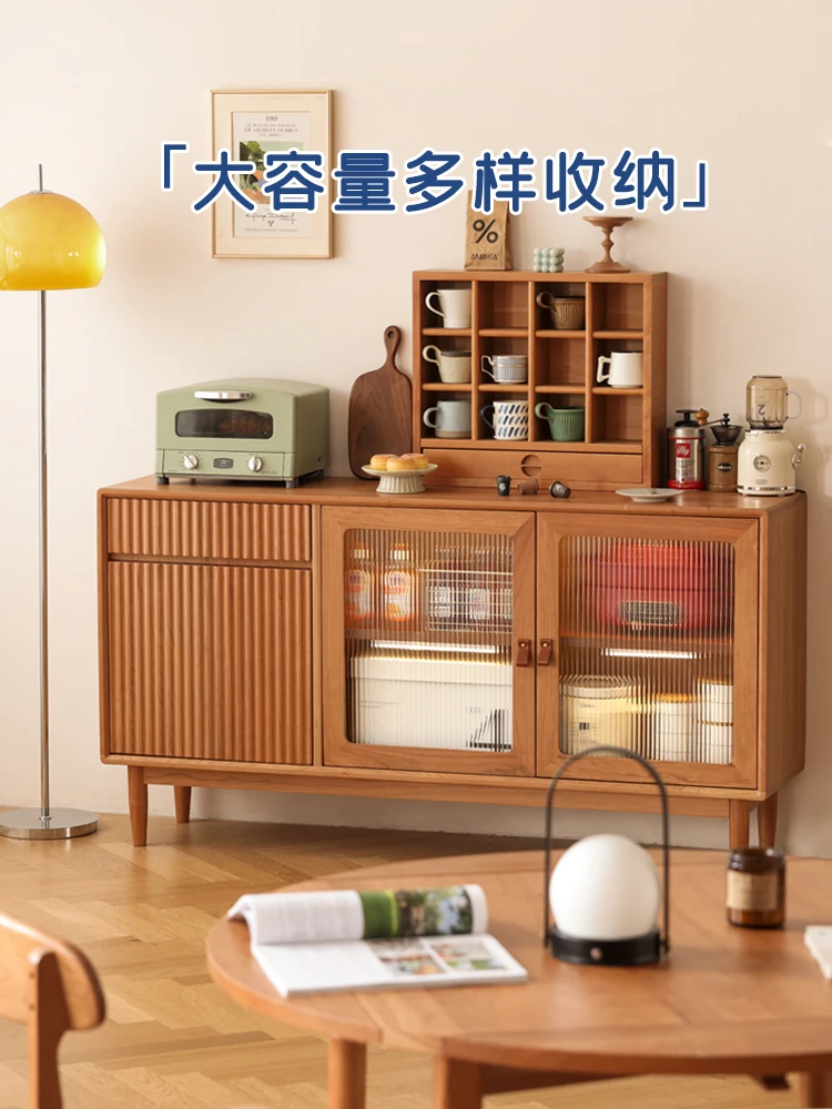 Cherry wood sideboard, solid wood, Nordic style restaurant storage cabinet, wine cabinet, kitchen sideboard
Cherry wood sideboard, solid wood, Nordic style restaurant storage cabinet, wine cabinet, kitchen sideboard