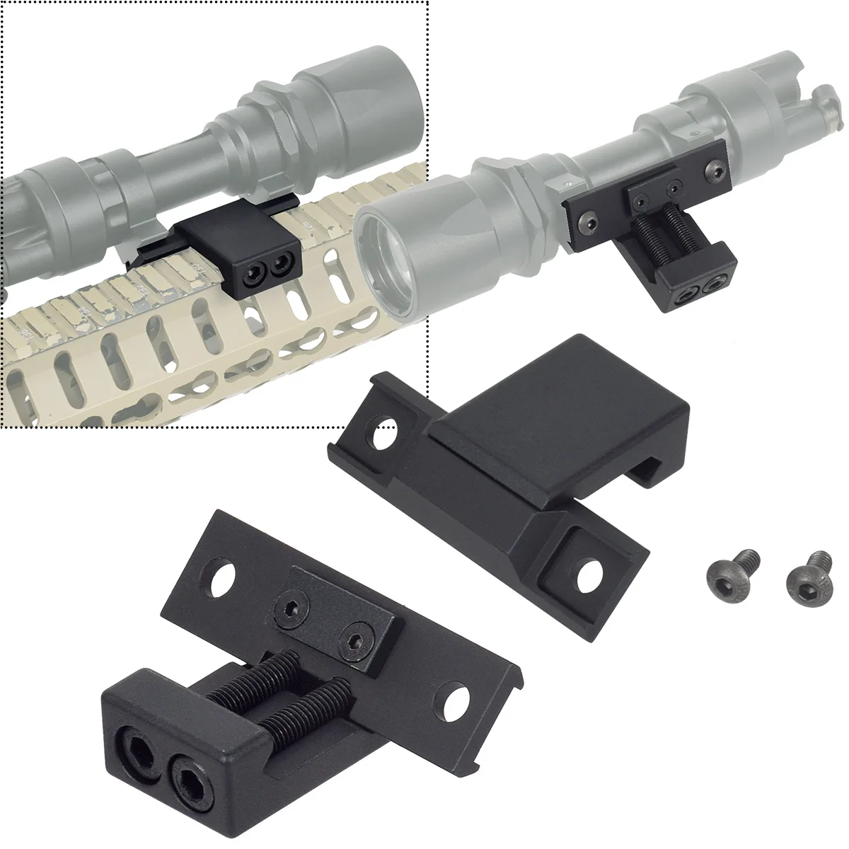 Metal ARIS Series Surefire M300 M600 Offset Scout Mount 20mm Picatinny Adapter Base Fit M951 M620 Flashlight
Metal ARIS Series Surefire M300 M600 Offset Scout Mount 20mm Picatinny Adapter Base Fit M951 M620 Flashlight