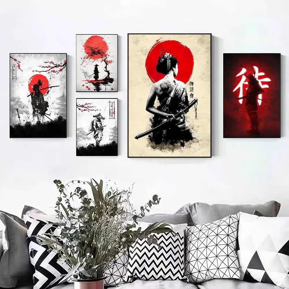 Japanese Anime Samurai Peelable Self-adhesive Poster Stickers Are Suitable For Frameless Wall Decoration In A Room
Japanese Anime Samurai Peelable Self-adhesive Poster Stickers Are Suitable For Frameless Wall Decoration In A Room