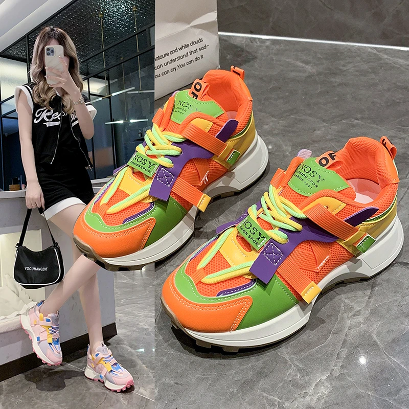 Thick-soled Lace-up Multi-color Stylish, Versatile, Comfortable, Anti-slip, Breathable Sports and Casual Women's Single Shoes
Thick-soled Lace-up Multi-color Stylish, Versatile, Comfortable, Anti-slip, Breathable Sports and Casual Women's Single Shoes