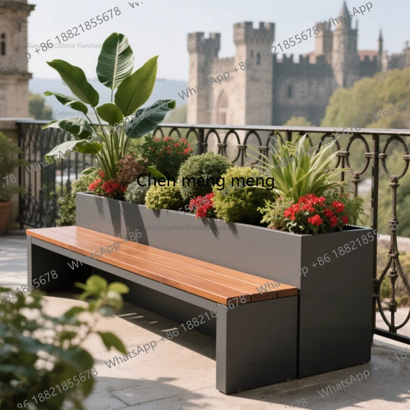 Nordic Minimalist Outdoor Flower Box Seat Combination Balcony Terrace Stool Courtyard Stainless Steel Outdoor Furniture
Nordic Minimalist Outdoor Flower Box Seat Combination Balcony Terrace Stool Courtyard Stainless Steel Outdoor Furniture