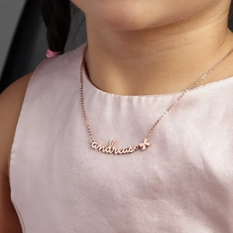Name Necklace For Kids, Tween Gifts, Young Girl Jewelry, Baby Name Necklace, Little Girls Name Necklace, Small Girls Jewelry,
Name Necklace For Kids, Tween Gifts, Young Girl Jewelry, Baby Name Necklace, Little Girls Name Necklace, Small Girls Jewelry,