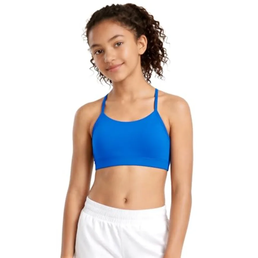 JOCMIC Girls Sports Bra Soft Training Bras with Removable Padding Tank for Tween Yoga
JOCMIC Girls Sports Bra Soft Training Bras with Removable Padding Tank for Tween Yoga