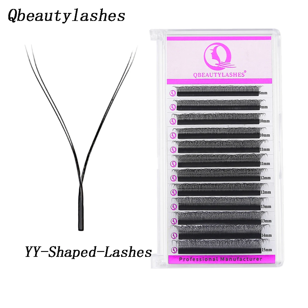 Qbeautylashes YY Shape Eyelash Extensions W Premade Volume Fans Soft Natural Lash Supplier Salon Use 12 Rows Individual Lashes
Qbeautylashes YY Shape Eyelash Extensions W Premade Volume Fans Soft Natural Lash Supplier Salon Use 12 Rows Individual Lashes
