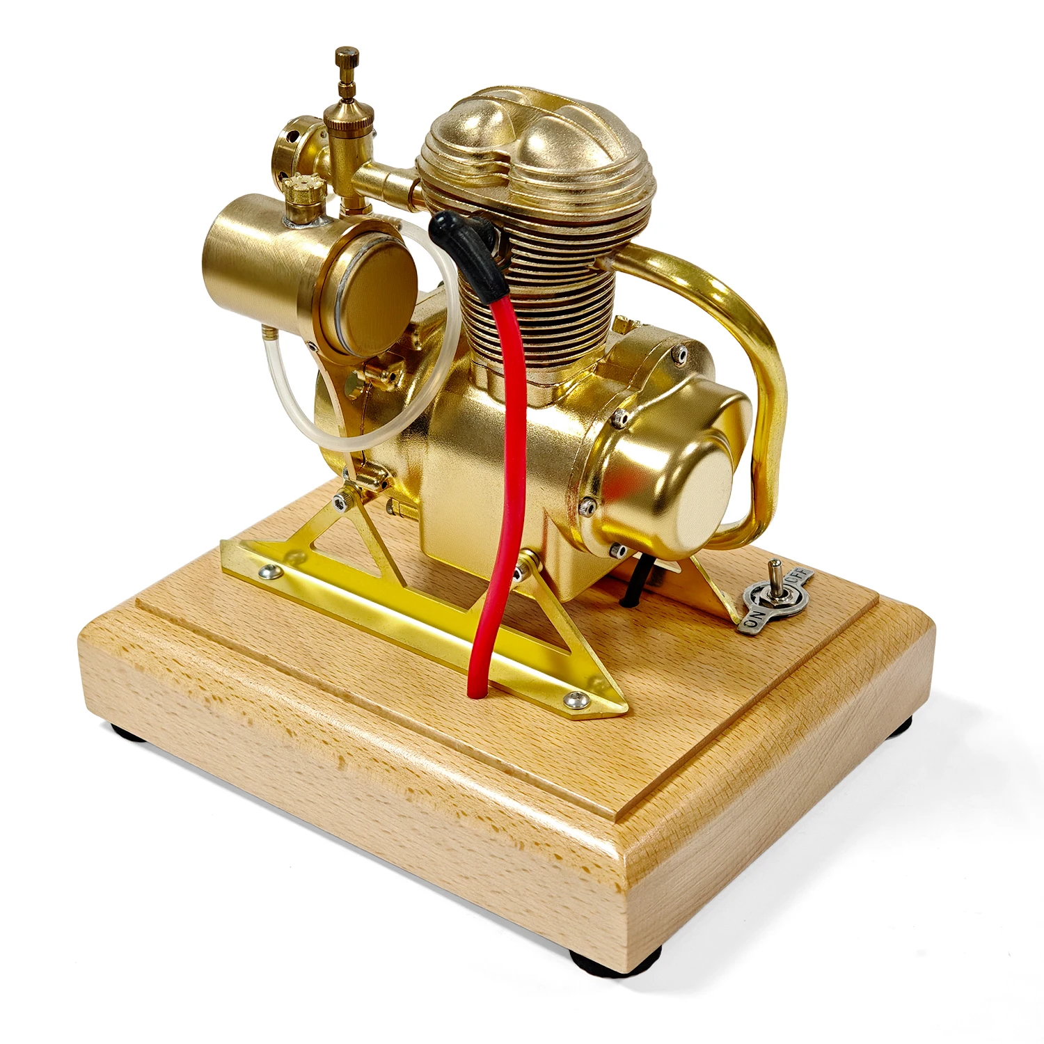 R27 1.6cc Vertical Single Cylinder Four Stroke Engine All-Metal Static Motorcycle Model Physics Teach Collectible Hobby Gift Toy
R27 1.6cc Vertical Single Cylinder Four Stroke Engine All-Metal Static Motorcycle Model Physics Teach Collectible Hobby Gift Toy