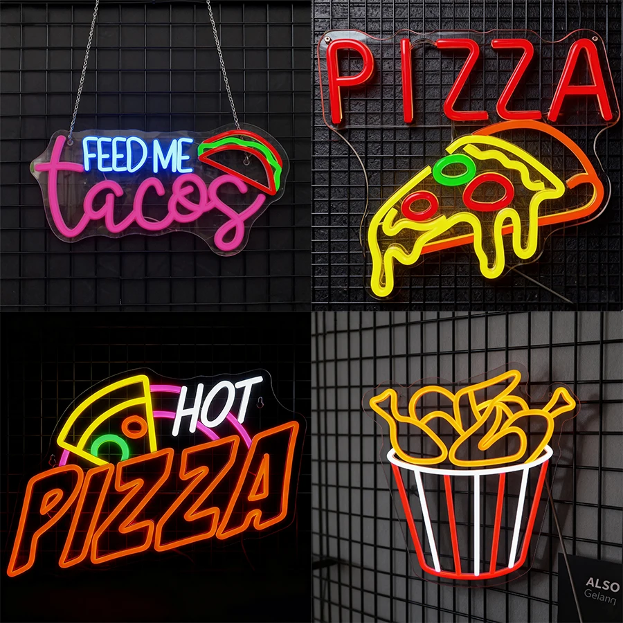 Pizza Fried Chicken Led Neon Sign, Family Restaurant Recreation Room Food Theme Party Wall Decor Holiday Gift For Pizza Lovers.
Pizza Fried Chicken Led Neon Sign, Family Restaurant Recreation Room Food Theme Party Wall Decor Holiday Gift For Pizza Lovers.