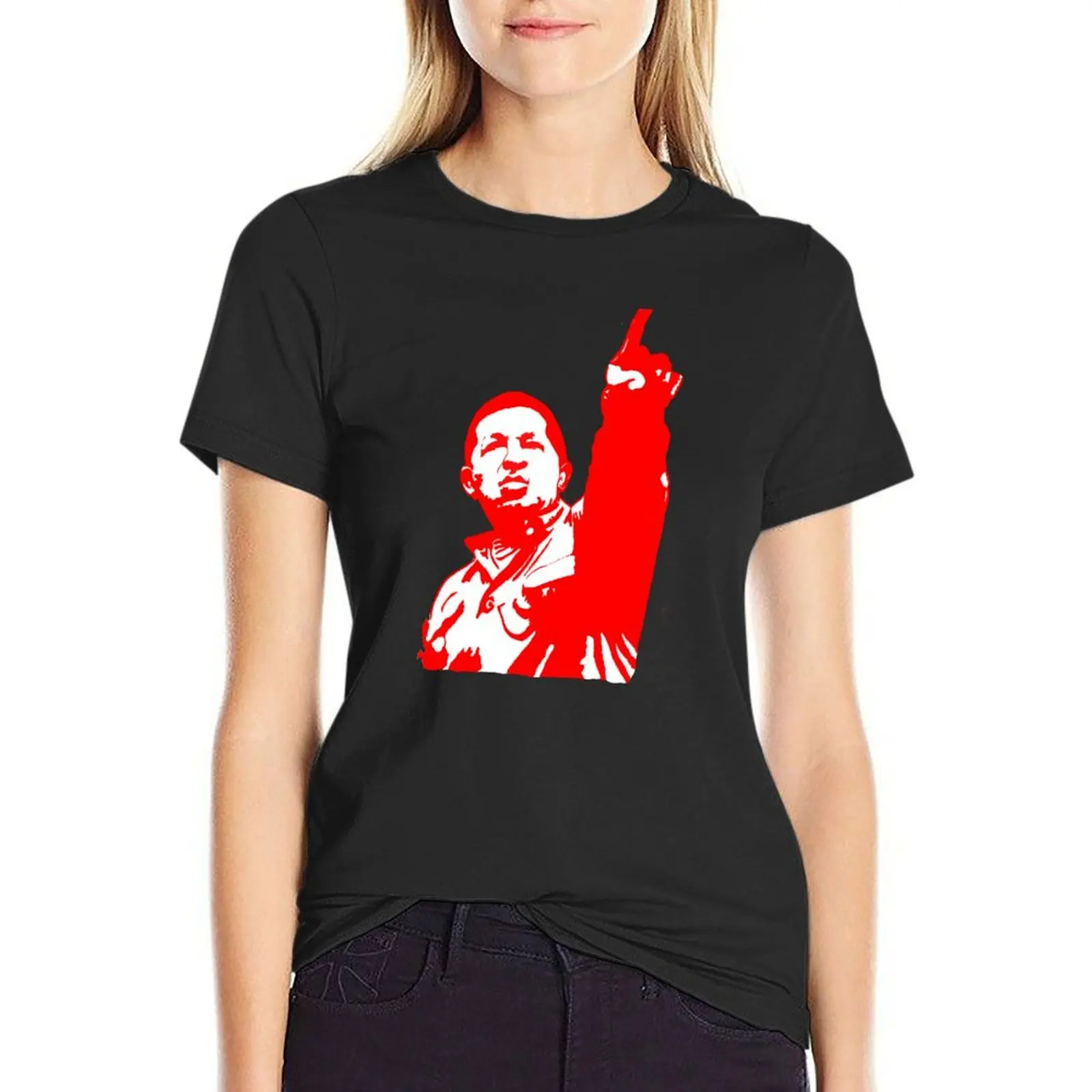 Hugo Chavez T-Shirt animal prinfor aesthetic clothes tight shirts for Women
Hugo Chavez T-Shirt animal prinfor aesthetic clothes tight shirts for Women