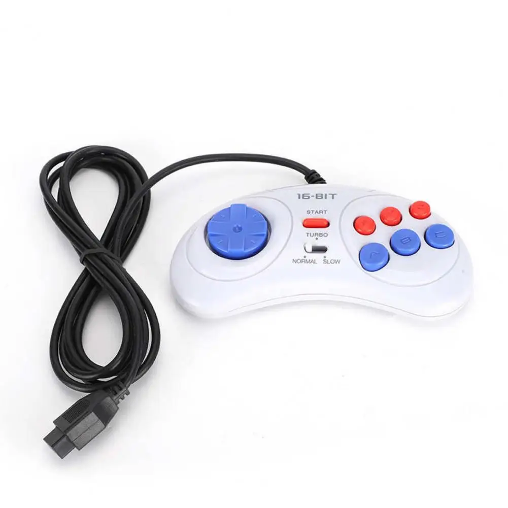 Game Controller Portable Disc Direction Button Good Hand Feeling Fall Resistant Wired Gamepad
Game Controller Portable Disc Direction Button Good Hand Feeling Fall Resistant Wired Gamepad