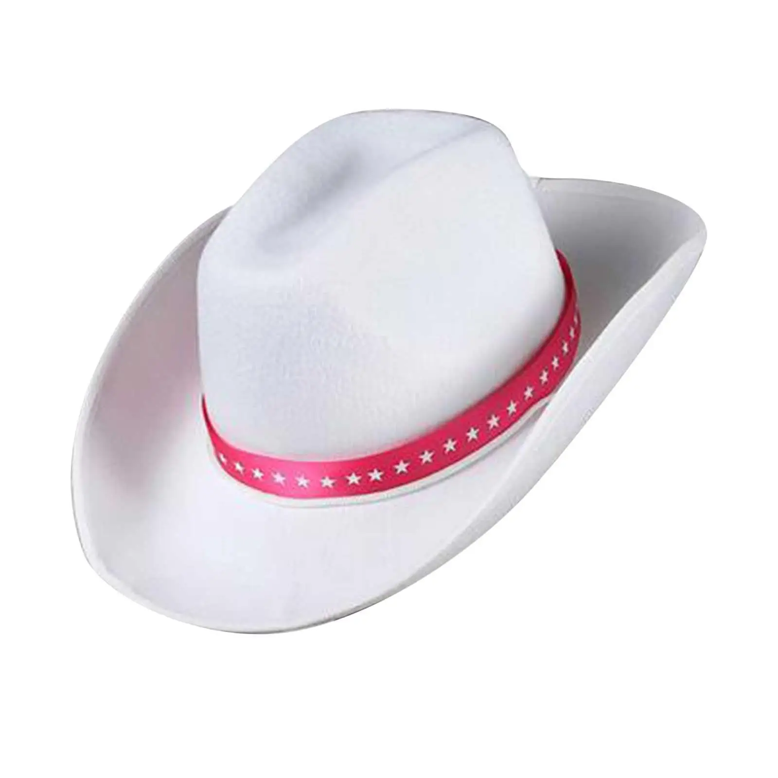 White Cowboy Hat Bar-bie Western Cowboy Cowgirl Hat Pentagram Pink Ribbon Tie White Cowboy Hat Stage Performance Props Casual
White Cowboy Hat Bar-bie Western Cowboy Cowgirl Hat Pentagram Pink Ribbon Tie White Cowboy Hat Stage Performance Props Casual