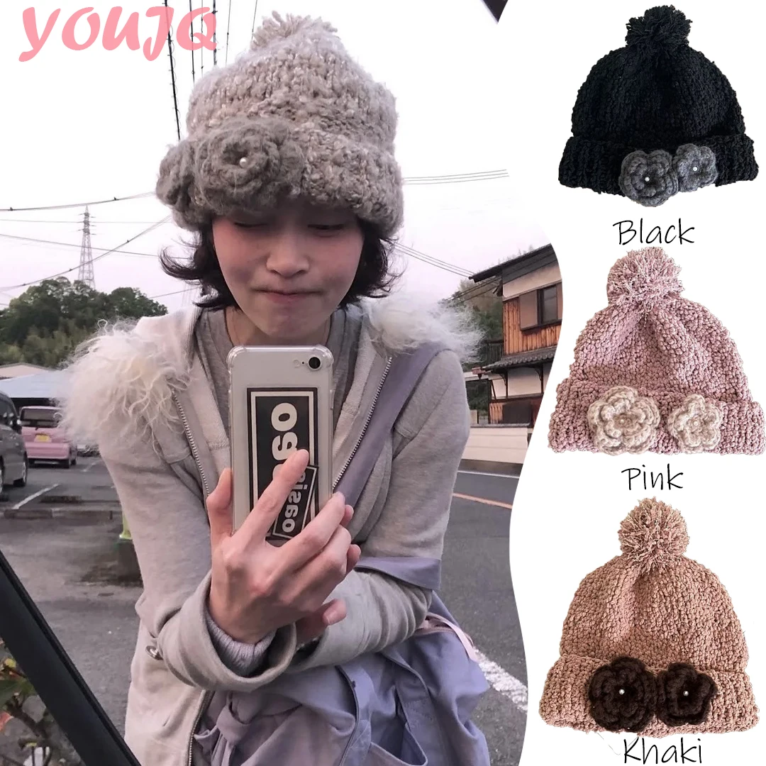 Зимние вязаные шапки с большими розами для защиты ушей, шапки для женщин и мужчин, теплая уличная лыжная Балаклава, шапки для ушей, женские Skullies Gorras
Зимние вязаные шапки с большими розами для защиты ушей, шапки для женщин и мужчин, теплая уличная лыжная Балаклава, шапки для ушей, женские Skullies Gorras