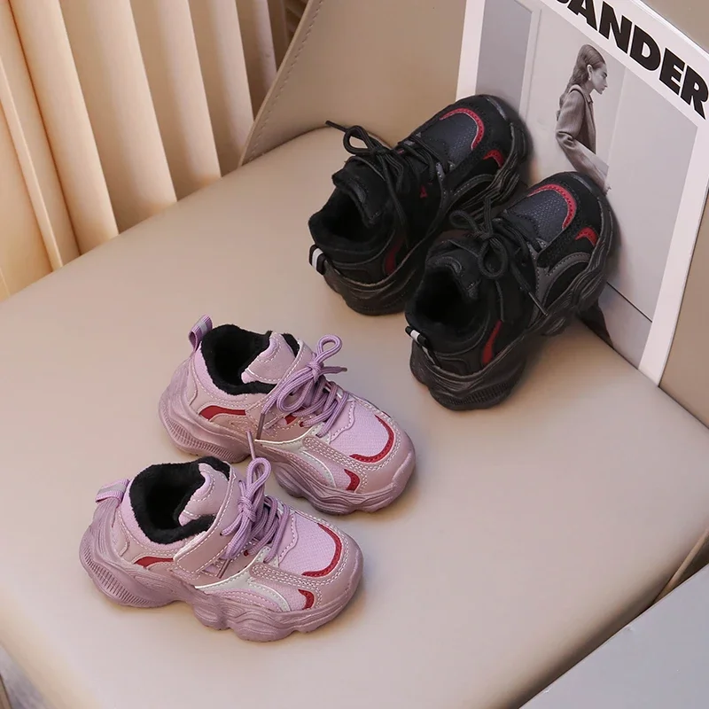 Students Sneakers Thick Soft Sole Boys Girls Running Shoes with Cotton Non-slip 2024 New Fashion Kids Sports Shoes Hook&loop
Students Sneakers Thick Soft Sole Boys Girls Running Shoes with Cotton Non-slip 2024 New Fashion Kids Sports Shoes Hook&loop