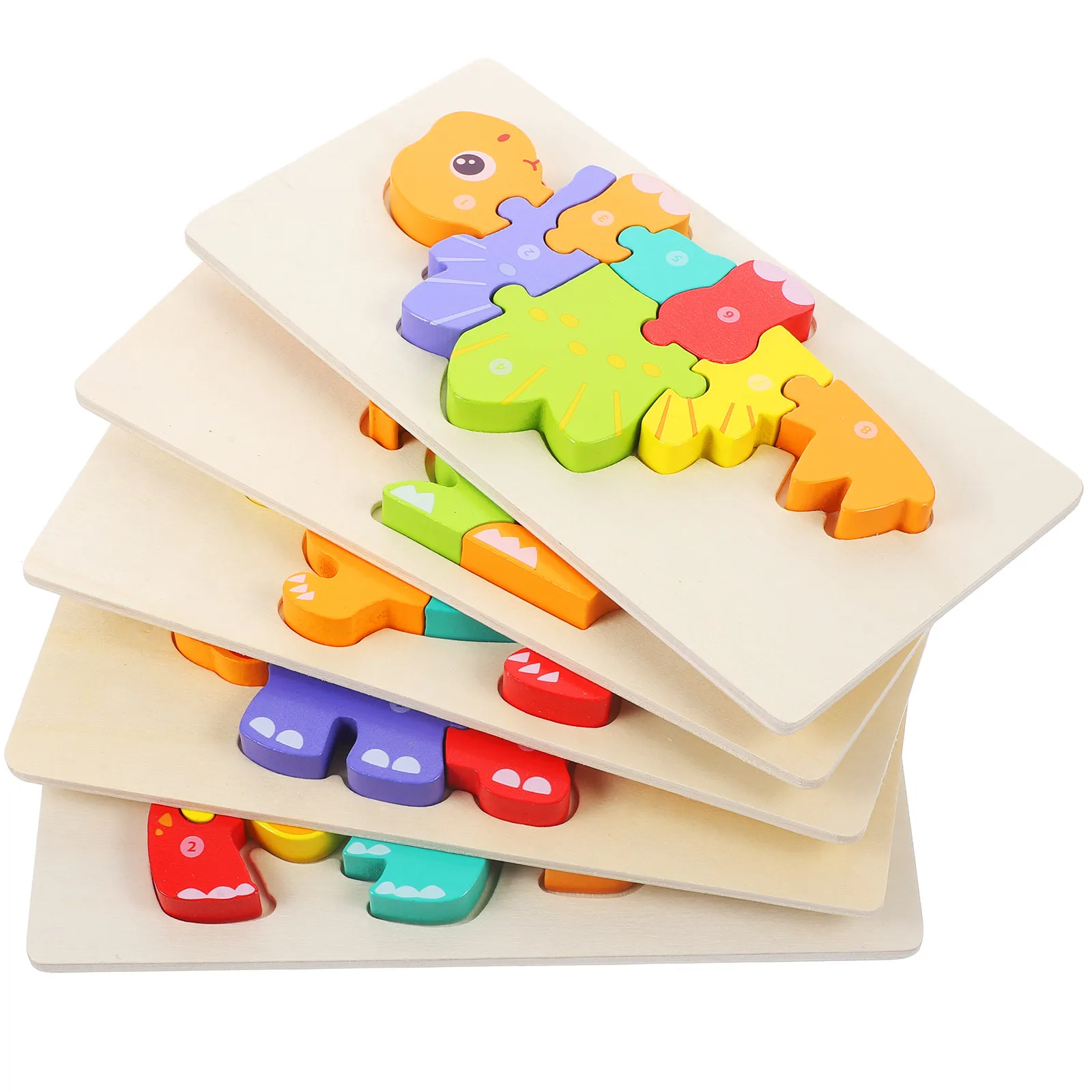 5Sets Wood 3D Puzzle Cartoon Educational Learning Puzzle for Toddlers Kids Children Cognitive Development Hand Eye Coordination
5Sets Wood 3D Puzzle Cartoon Educational Learning Puzzle for Toddlers Kids Children Cognitive Development Hand Eye Coordination