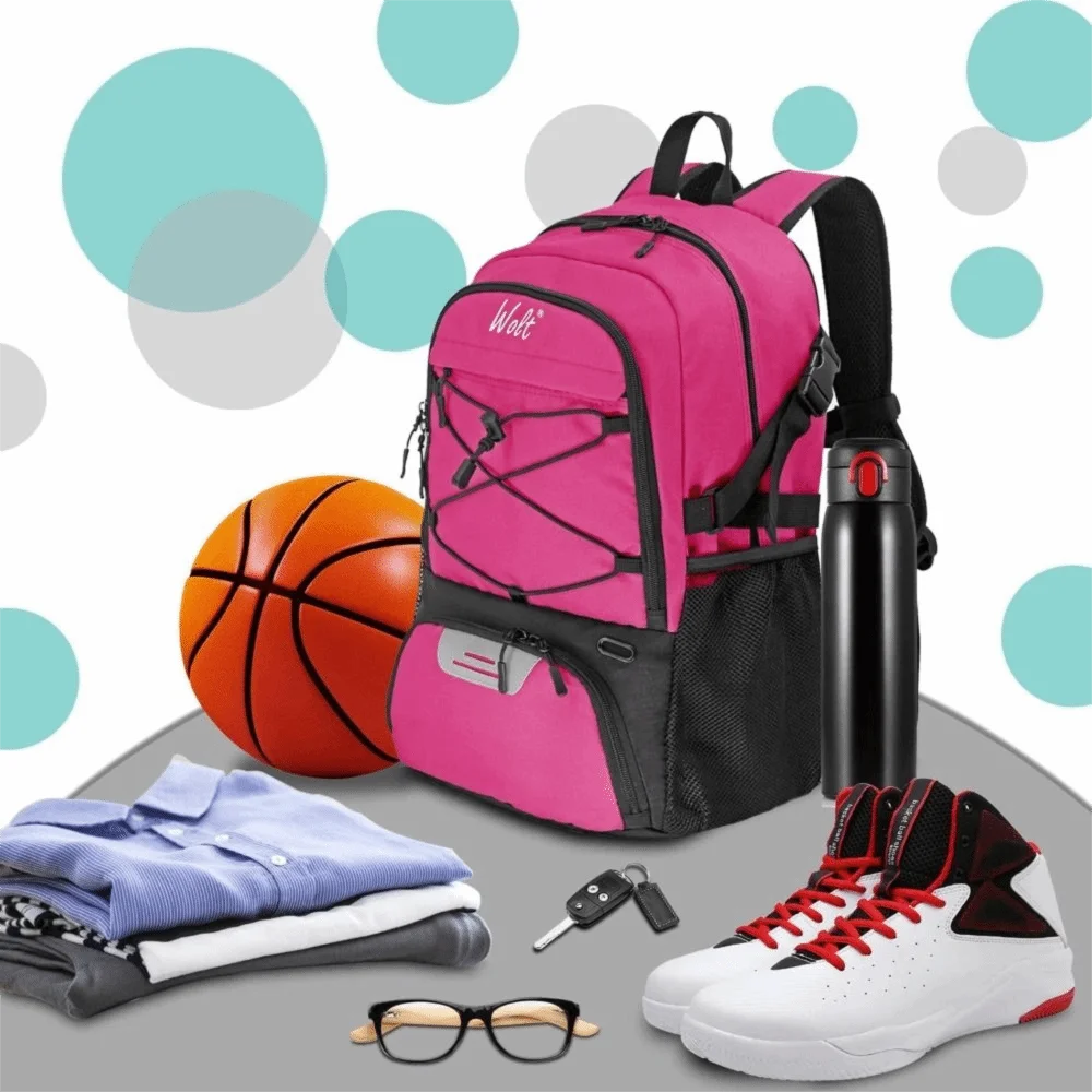 Large Capacity Basketball Backpack Shoes Compartment Waterproof Soccer Ball Backpack Separate Ball Holder Breathable Sports Bag
Large Capacity Basketball Backpack Shoes Compartment Waterproof Soccer Ball Backpack Separate Ball Holder Breathable Sports Bag