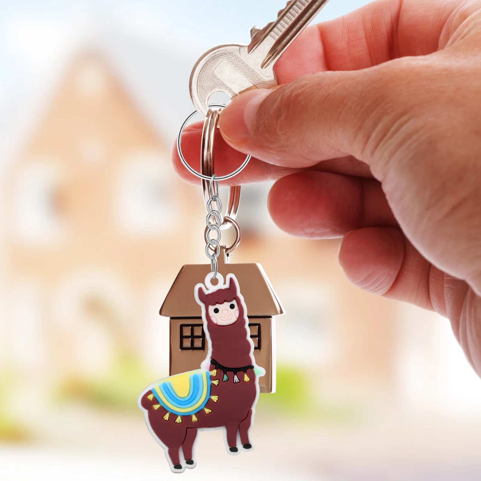 12 Pcs Alpaca Keychain Kawaii Cartoon Animal Keychains Charm Keyring PVC Decorations Gifts White Brown
12 Pcs Alpaca Keychain Kawaii Cartoon Animal Keychains Charm Keyring PVC Decorations Gifts White Brown
