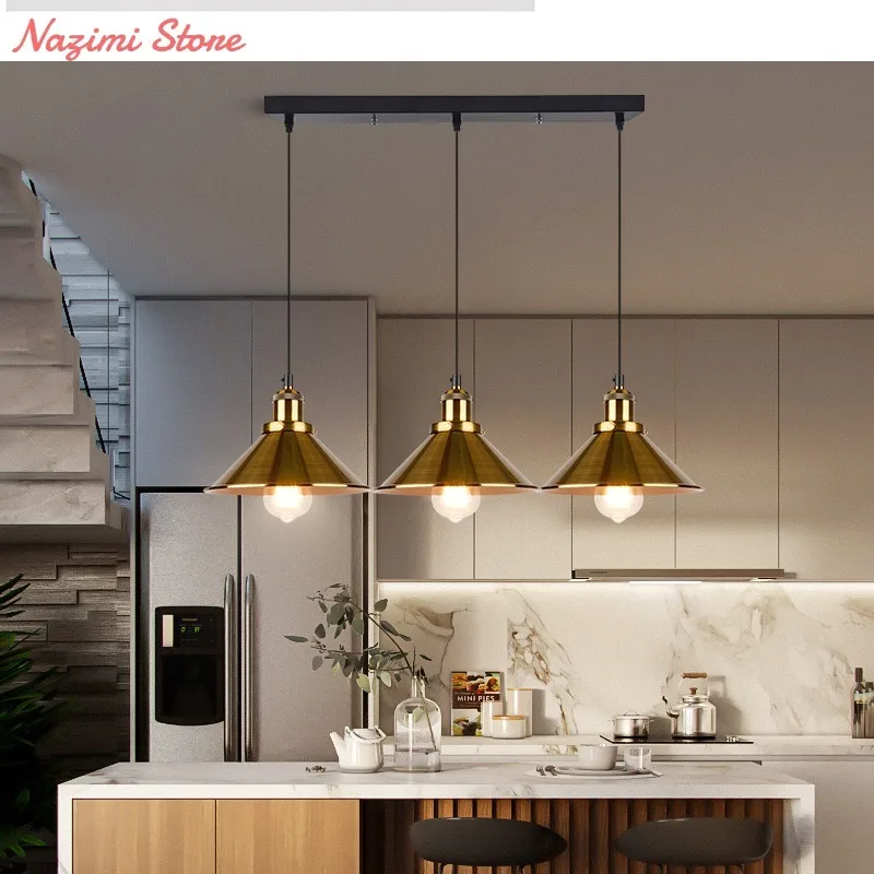Chandeliers Ceiling Lamps Iron E27 Pendant Hanging Lamps for Ceiling for Kitchen Bedroom Home Black/Gold 3 Heads Hanging Light
Chandeliers Ceiling Lamps Iron E27 Pendant Hanging Lamps for Ceiling for Kitchen Bedroom Home Black/Gold 3 Heads Hanging Light
