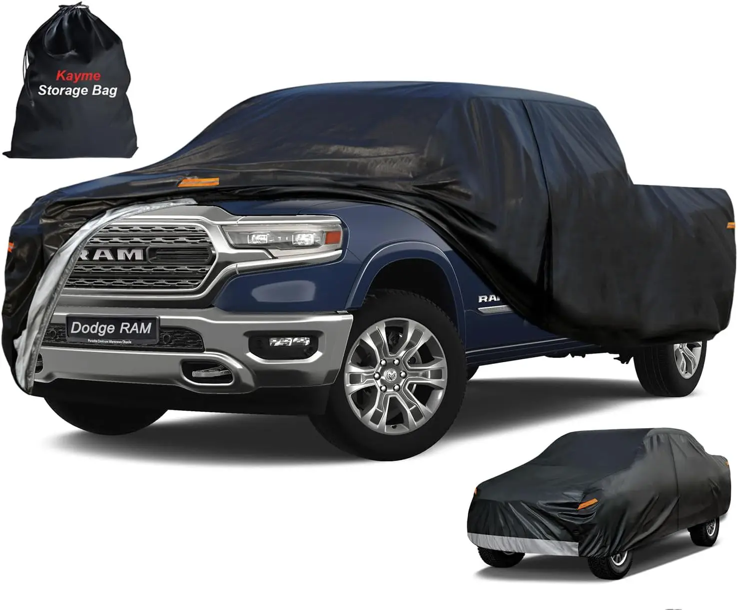 Custom Fit Pickup Truck Cover for Dodge Ram 1500 (2009-2025) Crew Cab Short Bed - Waterproof, All Weather Protection
Custom Fit Pickup Truck Cover for Dodge Ram 1500 (2009-2025) Crew Cab Short Bed - Waterproof, All Weather Protection