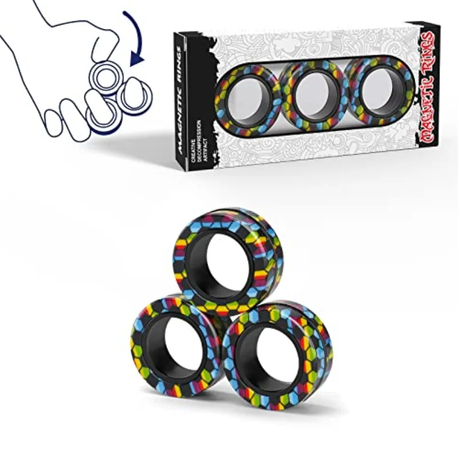 New product tasting price Magnetic Rings Fidget Toy Set, Idea ADHD Fidget Toys, Adult Fidget Magnets Spinner Rings for Anxiety
New product tasting price Magnetic Rings Fidget Toy Set, Idea ADHD Fidget Toys, Adult Fidget Magnets Spinner Rings for Anxiety