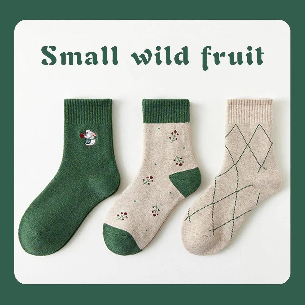 Thickened Quilted Women's Socks Autumn Winter Fashionable Warm Floral Print INS Style Girls' Cotton Crew Socks by Yang Jing
Thickened Quilted Women's Socks Autumn Winter Fashionable Warm Floral Print INS Style Girls' Cotton Crew Socks by Yang Jing