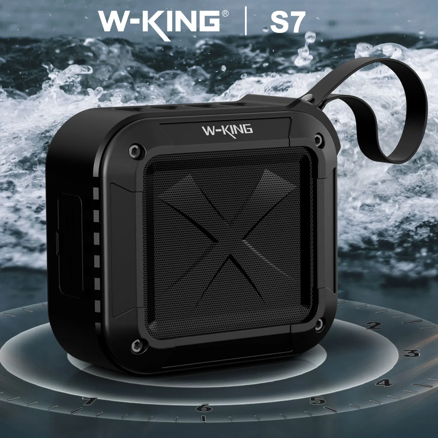 W-King S7 Speaker Bluetooth 4.2 9Hrs Playtime IP6 Waterproof Bike Speaker Loud Deep Bass Sound Handsfree Phone Call AUX IN
W-King S7 Speaker Bluetooth 4.2 9Hrs Playtime IP6 Waterproof Bike Speaker Loud Deep Bass Sound Handsfree Phone Call AUX IN