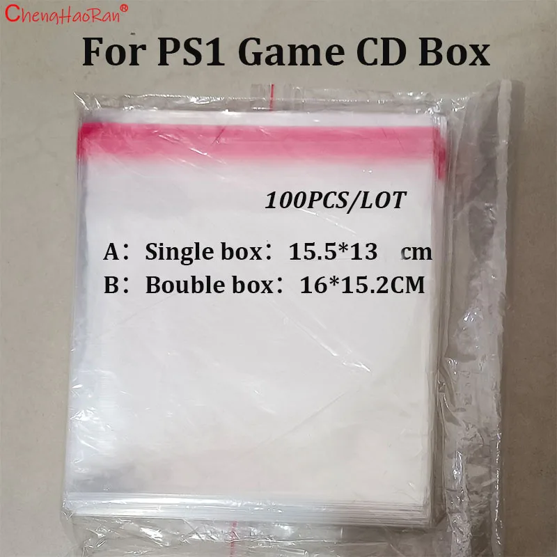 100PCS Self Adhesive Protective Bags For PS1 Single Disc Double Disc Box 1.5-inch Gaming Disc Box Dustproof And Moisture Proof
100PCS Self Adhesive Protective Bags For PS1 Single Disc Double Disc Box 1.5-inch Gaming Disc Box Dustproof And Moisture Proof
