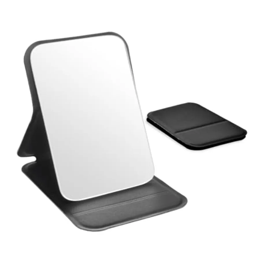 Compact Folding Mirror, 3.9" Small Portable Makeup Mirror for Pocket Purse, Mini Travel Size Foldable Mirrors with Stand for Ta
Compact Folding Mirror, 3.9" Small Portable Makeup Mirror for Pocket Purse, Mini Travel Size Foldable Mirrors with Stand for Ta