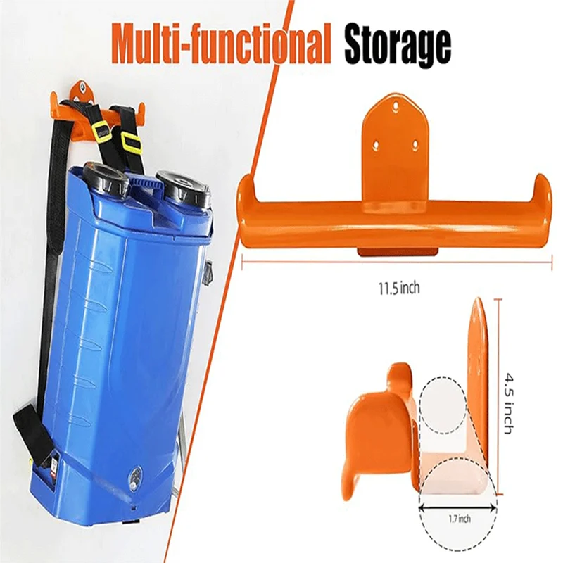 ABJY-Backpack Leaf Blower Hanger Backpack Sprayer Wall Mount Duty Chainsaw Wall Mount Garage Organization Storage
ABJY-Backpack Leaf Blower Hanger Backpack Sprayer Wall Mount Duty Chainsaw Wall Mount Garage Organization Storage
