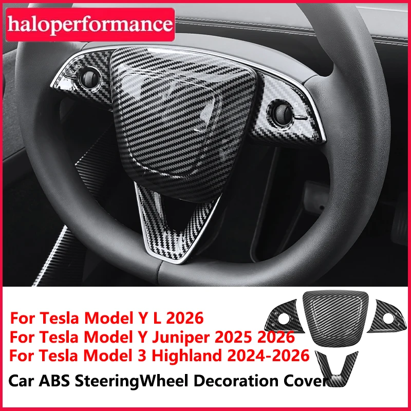 Накладка на руль для Tesla Model 3 Highland и Model Y L (2025-2026) из ABS-пластика, с кнопками и панелью управления
Накладка на руль для Tesla Model 3 Highland и Model Y L (2025-2026) из ABS-пластика, с кнопками и панелью управления