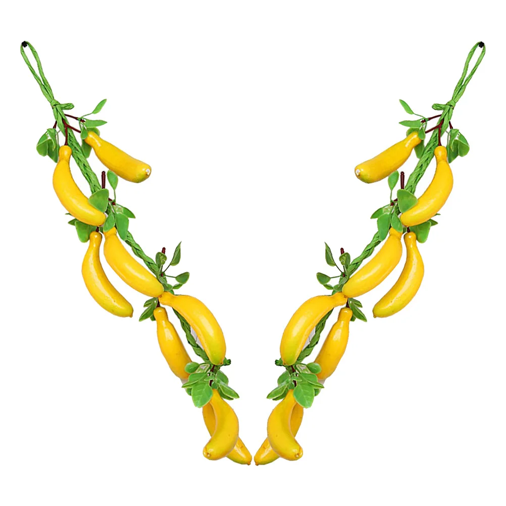 2Pcs Simulation Banana Decoration Hanging Pendant Fruit Decor Prop Wall Ornament Home Decoration Wall Ornament
2Pcs Simulation Banana Decoration Hanging Pendant Fruit Decor Prop Wall Ornament Home Decoration Wall Ornament
