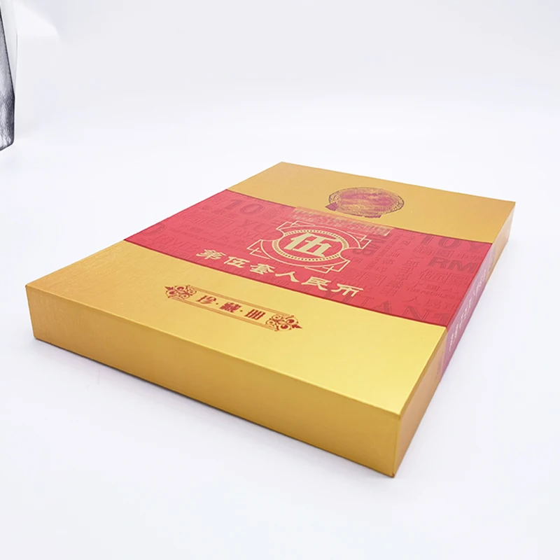 Banknote commemorative book Yellow five high-end Empty Hardcover book Fifth set of people's money Collection
Banknote commemorative book Yellow five high-end Empty Hardcover book Fifth set of people's money Collection