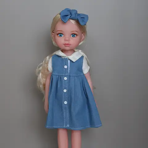 Girls Doll for Kids Ages 4-12,13 Inch Realistic Movable Figure Doll Toys with Clothes Shoes,Children Birthday Gifts