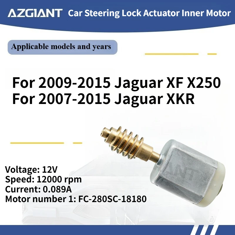 Для Jaguar XF X250 2009-2015/XKR AZGIANT: Привод блокировки рулевого колеса, внутренний мотор, 12В постоянного тока. Абсолютно новые высококачественные запчасти.
Для Jaguar XF X250 2009-2015/XKR AZGIANT: Привод блокировки рулевого колеса, внутренний мотор, 12В постоянного тока. Абсолютно новые высококачественные запчасти.