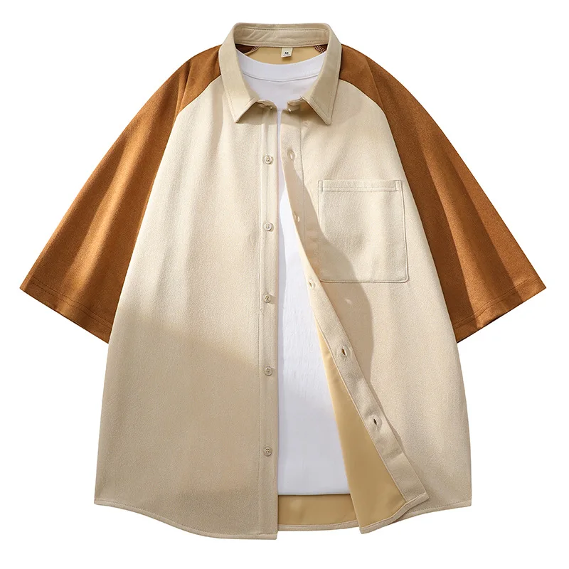 Fashion Lapel Loose All-match Short Sleeve Shirts Men's Clothing 2024 Summer New Oversized Korean Tops Casual Shirts
Fashion Lapel Loose All-match Short Sleeve Shirts Men's Clothing 2024 Summer New Oversized Korean Tops Casual Shirts